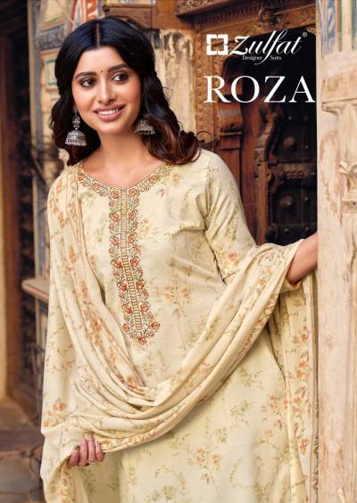 Roza By Zulfat Designer Fancy Cotton Summer Wear Salwar Kameez Collection